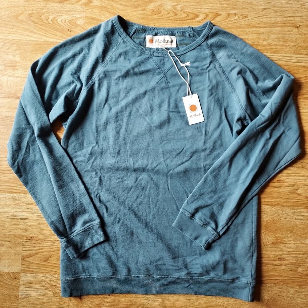 Last Chance** Mollusk Hamilton Crew Long Sleeve Shirt